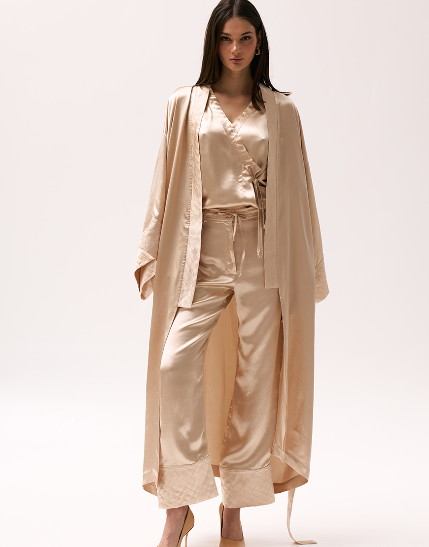 Золоті штани з атласу XM_Monet_17_35, фото 1 Золоті штани з атласу XM_Monet_17_35, фото 1 - в интернет магазине KAPSULA