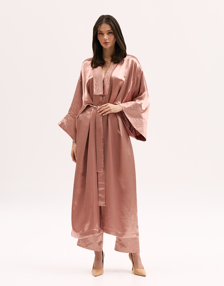 Рожеві штани з атласу XM_Monet_18_35, фото 1 Рожеві штани з атласу XM_Monet_18_35, фото 1 - в интернет магазине KAPSULA