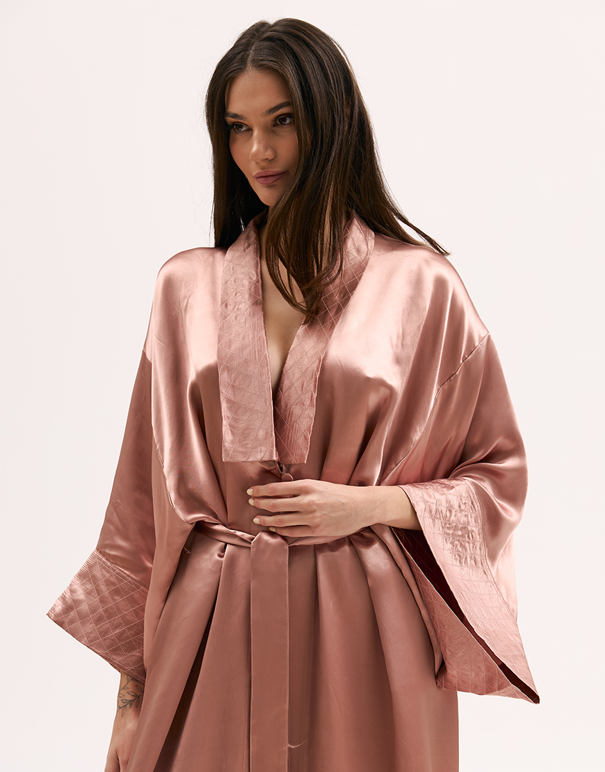 Кімоно атласне рожеве XM_Monet_10_35, фото 1 Кімоно атласне рожеве XM_Monet_10_35, фото 1 - в интернет магазине KAPSULA