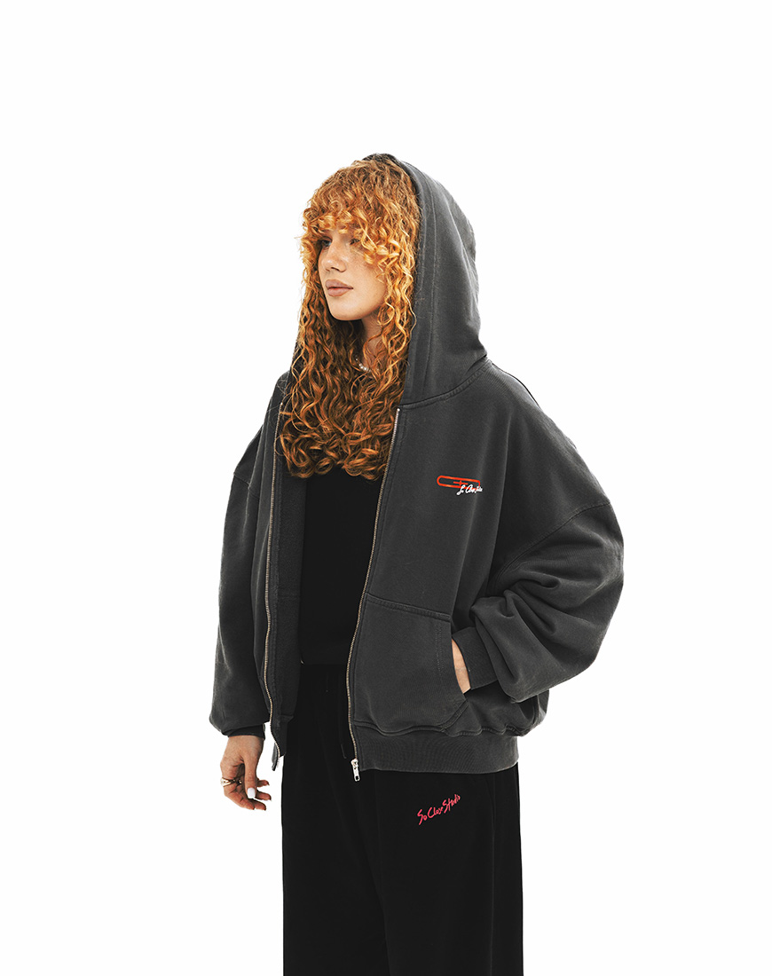 1_84 Зіп-худі Grey SO CLOSE (SC_2025_14) - фото 4