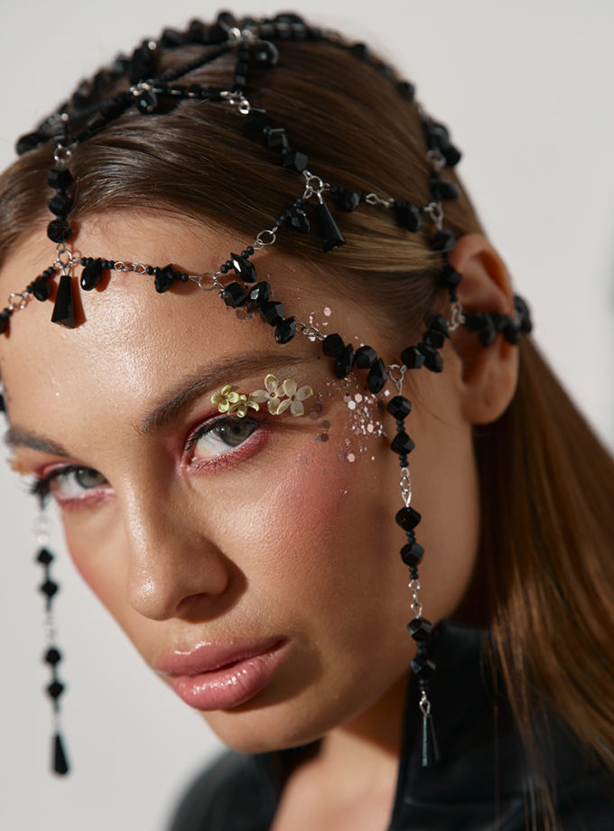 Прикраса-кеп Dark Queen NEGA BIJOU (NB_KP-CRL-BK-016)