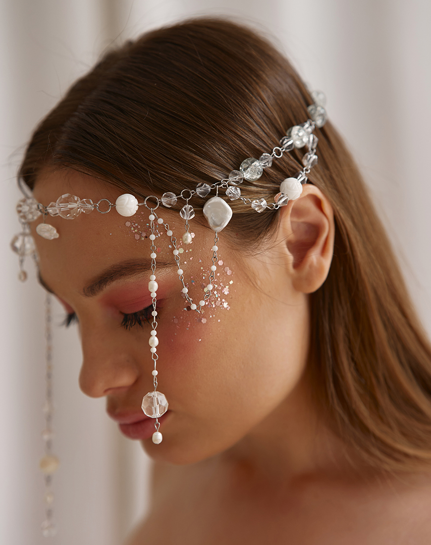 2025-12-02 17.27.18 Прикраса-тіара Belle NEGA BIJOU (NB_TR-CRL-WH-014) - фото 2