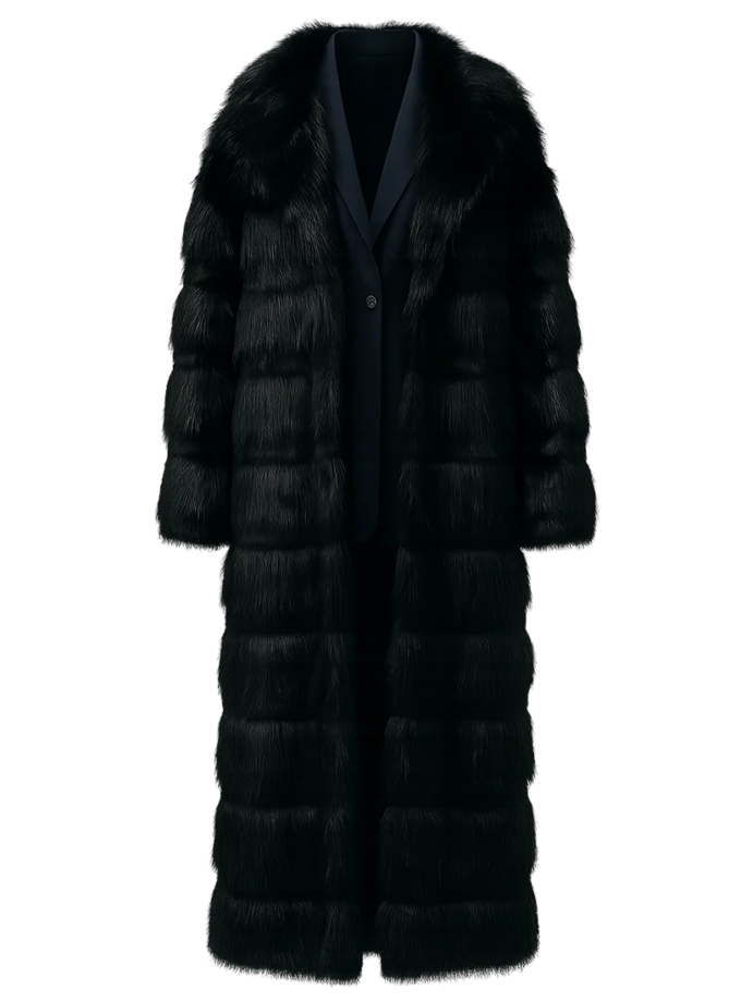 Шубка Jacqueline чорна BÚDZIKO (BDZ_JQL-BLK/BLCK-FW25)