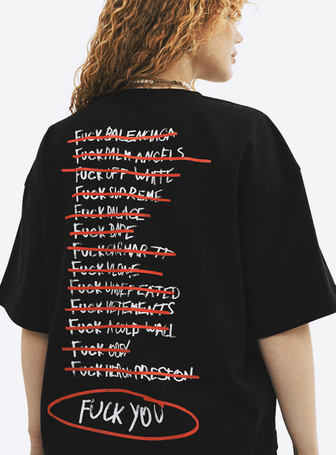 Футболка Fuck you SO CLOSE (SC_2025_15)