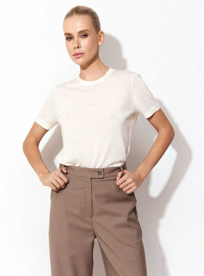 Топ молочного кольору THE ESSENCE (ESSENCE_THE-314)