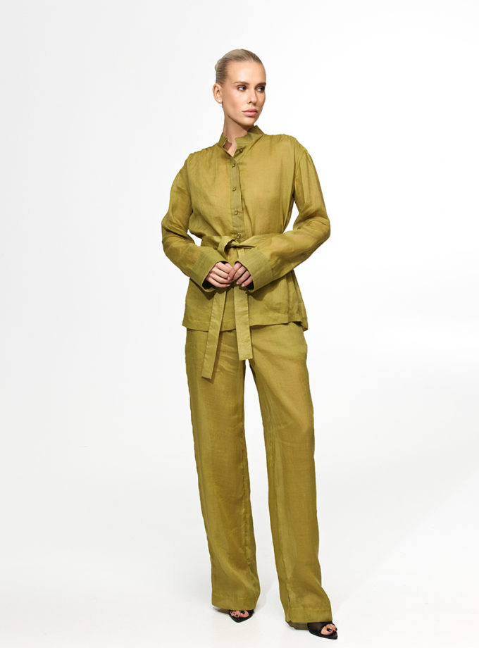 Костюм фісташкового кольору THE ESSENCE (ESSENCE_THE-308)