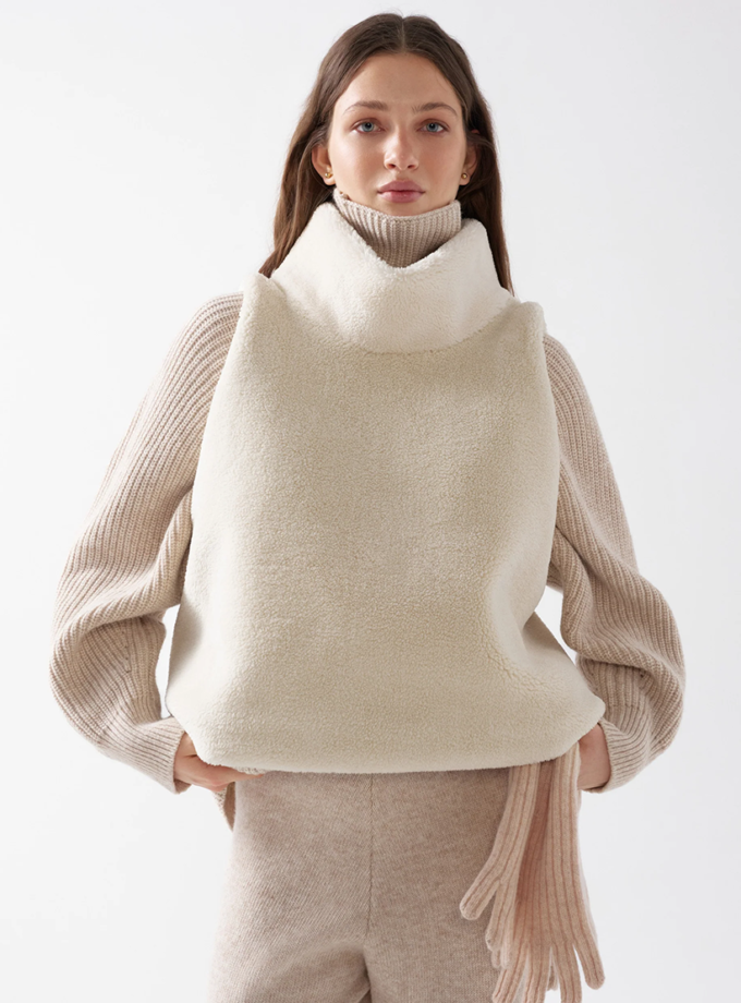 Топ зі штучного хутра Adriana IAM (IM_FX/FR/TP/ADRN)