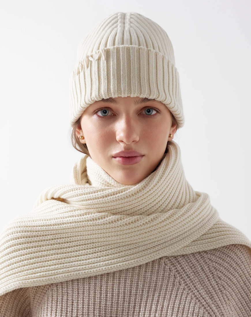 75_1296x Кашемірова шапка Maria IAM (IAM_CSHMR/SCRF/ELN-1-1) - фото 2