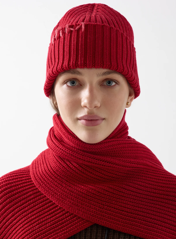 Кашемірова шапка Maria IAM (IAM_CSHMR/SCRF/ELN-1-1-1)