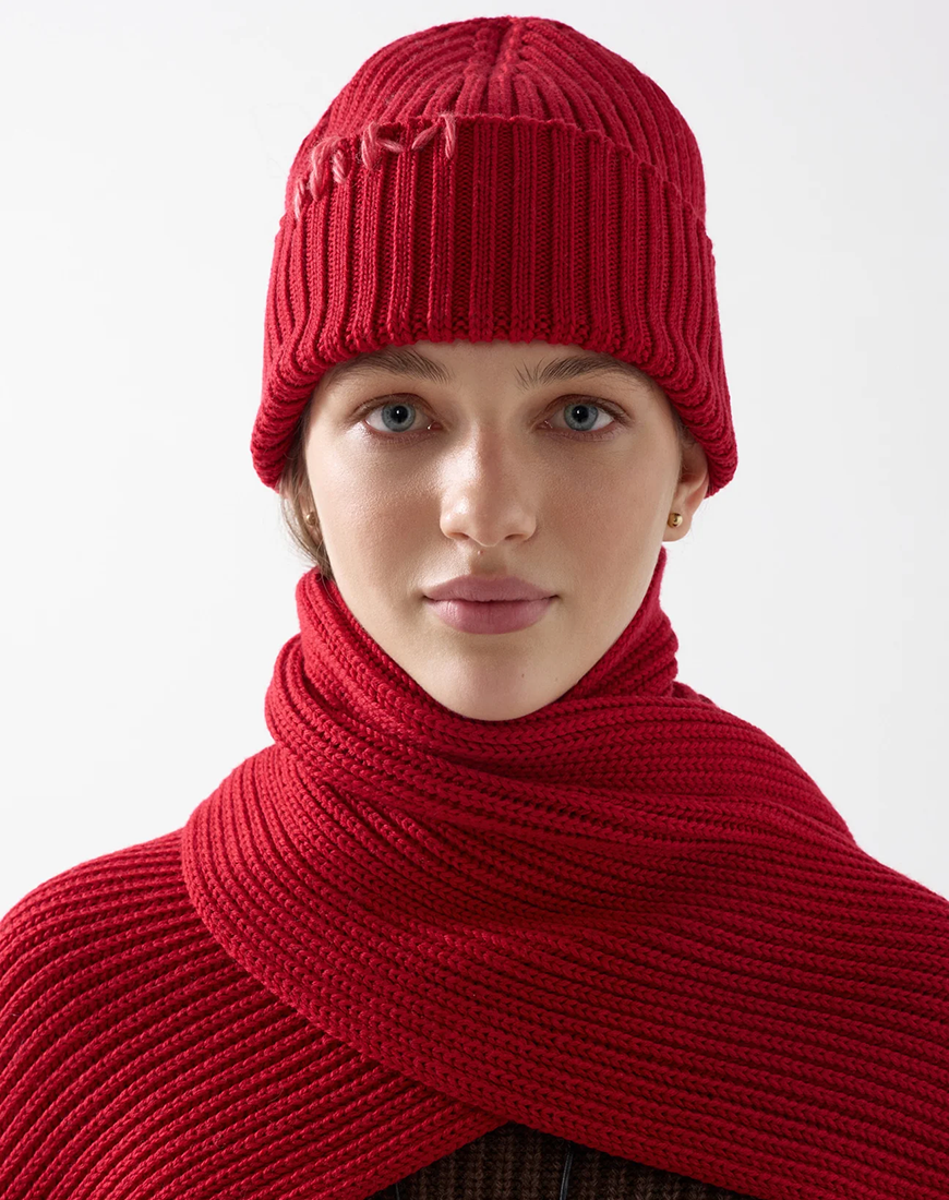 92_1296x (2) Кашемірова шапка Maria IAM (IAM_CSHMR/SCRF/ELN-1-1-1) - фото 2