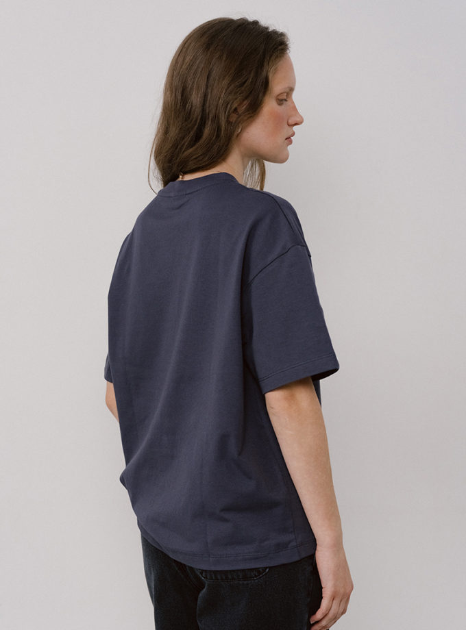 Футболка темно-сіра оверсайз BALCONY GARMENT (BLCN_1503)