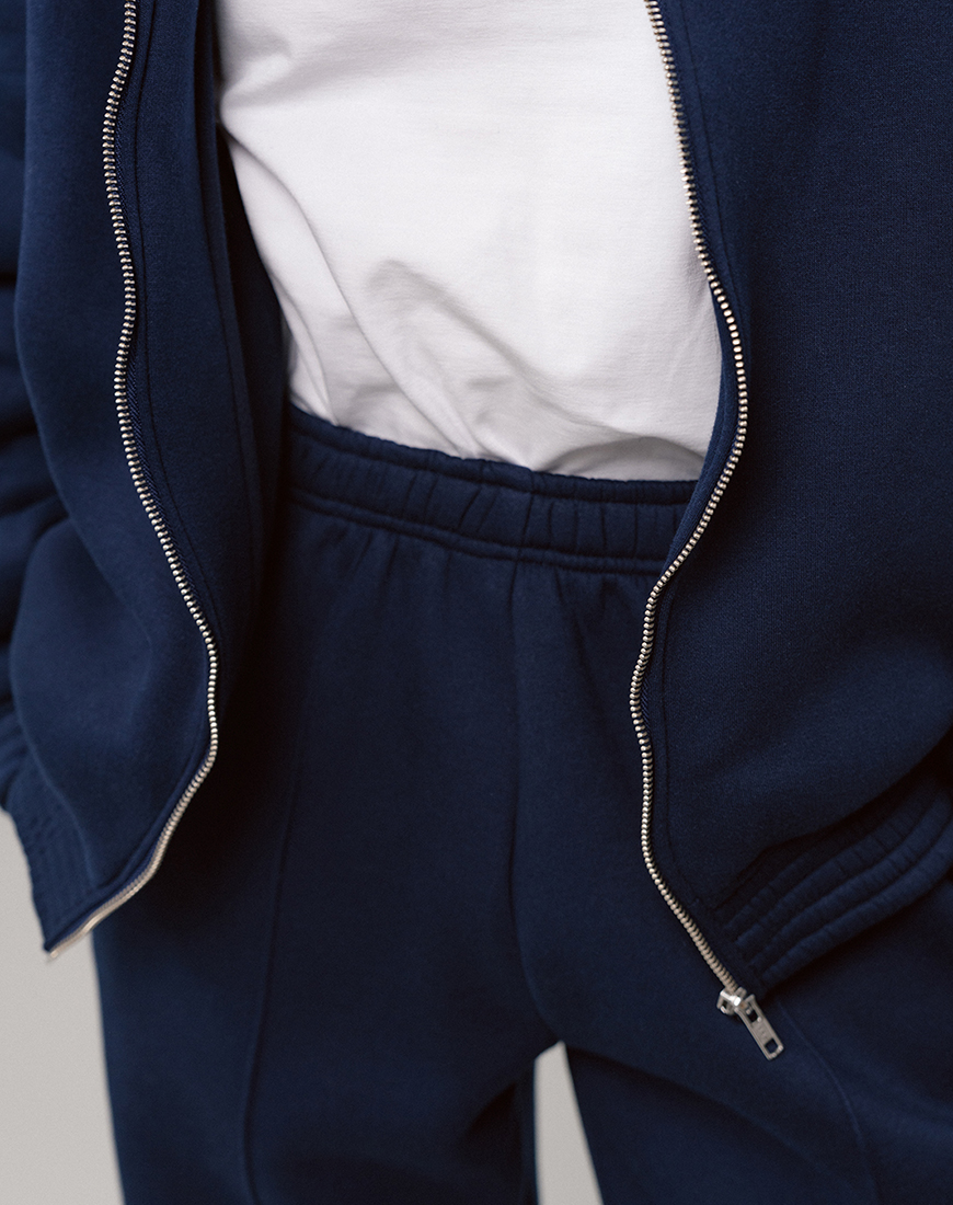 Balcony_autumn25-678s Трикотажний бомбер темно-синій BALCONY GARMENT (BLCN_1515) - фото 4