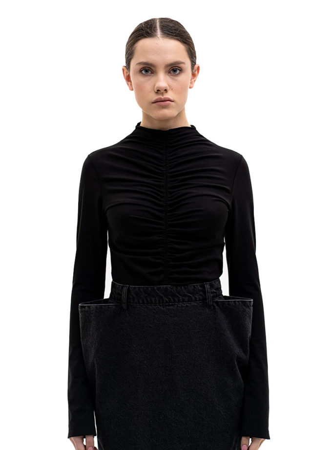 Лонгслів Black Drape MATCH DENIM (MTCH_sp25-drape-black)