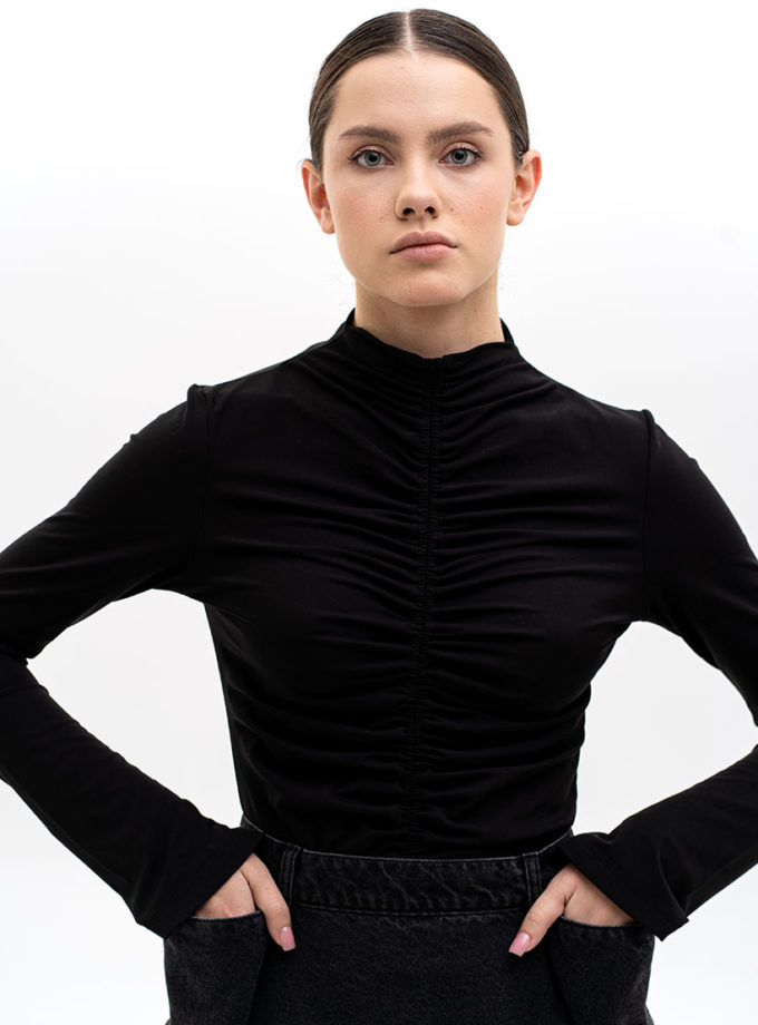 Лонгслів Black Drape MATCH DENIM (MTCH_sp25-drape-black)