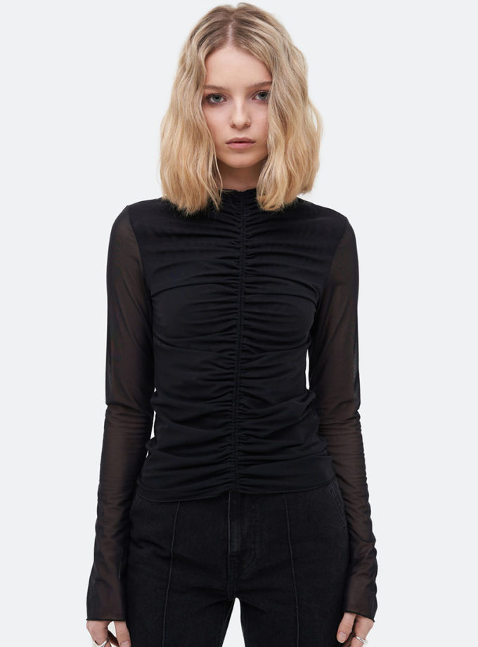 Лонг Black Mesh MATCH DENIM (MTCH_wi25-mess-longsl)