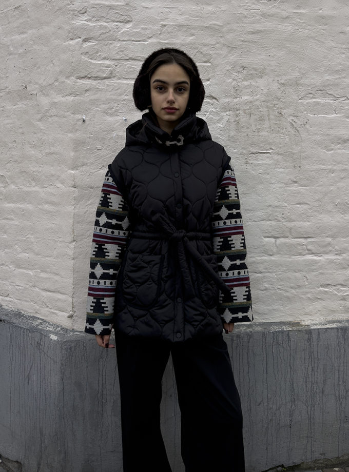 Пуховик Гуцульський ZHARKO (ZHRK_kzfw2500001djornamentgutsulbl)