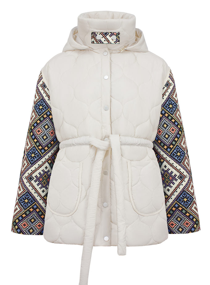 Пуховик Вишиванка ZHARKO (ZHRK_kzfw2500001djornamentw)