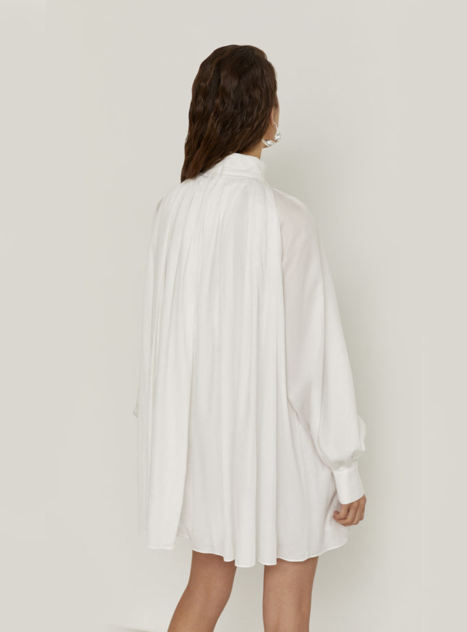 Сукня шовкова біла oun_D25-24, фото 1 - в интернет магазине KAPSULA