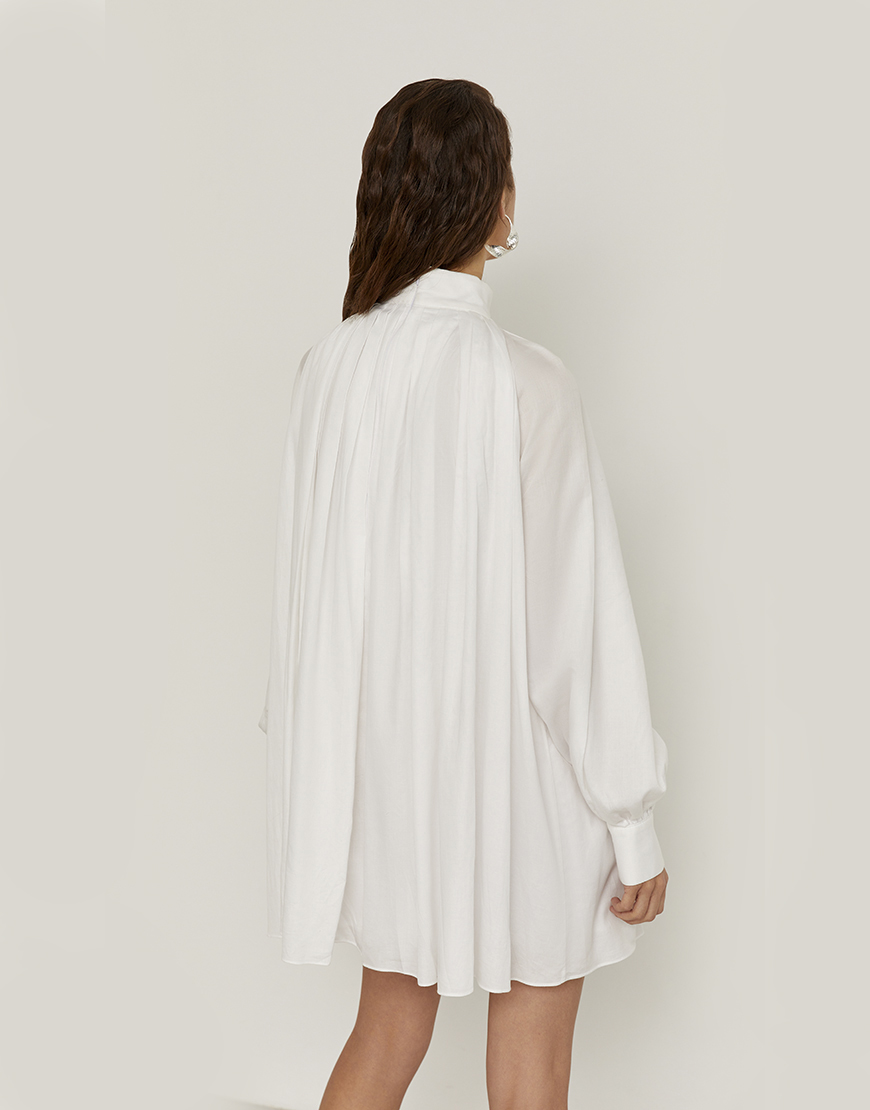 Сукня шовкова біла oun_D25-24, фото 1 Сукня шовкова біла oun_D25-24, фото 1 - в интернет магазине KAPSULA