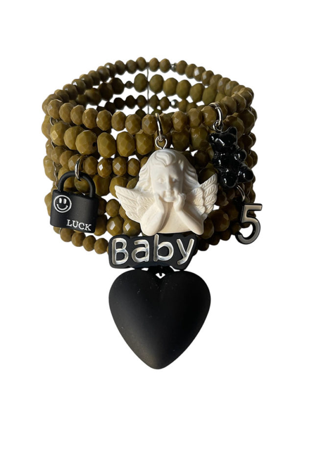 Браслет з янголом і серцем SJ_004, фото 1 Браслет з янголом і серцем SJ_004, фото 1 - в интернет магазине KAPSULA