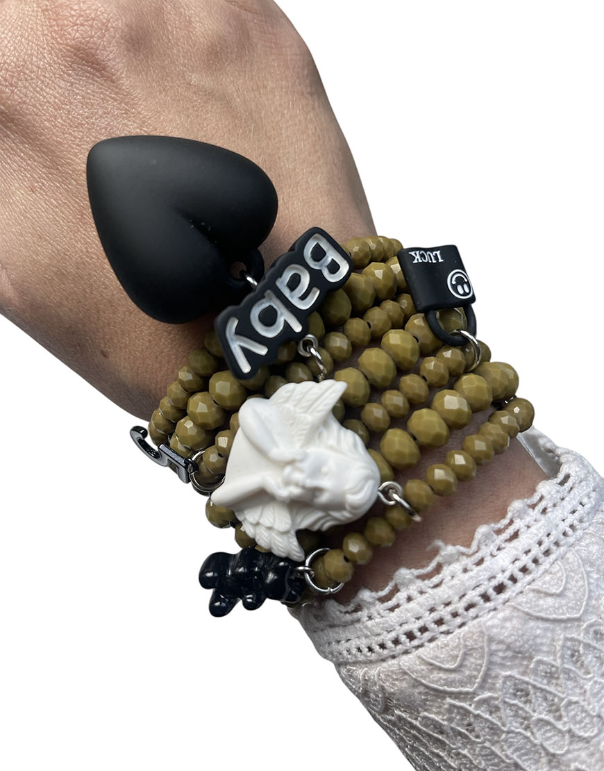 Браслет з янголом і серцем SJ_004, фото 1 Браслет з янголом і серцем SJ_004, фото 1 - в интернет магазине KAPSULA