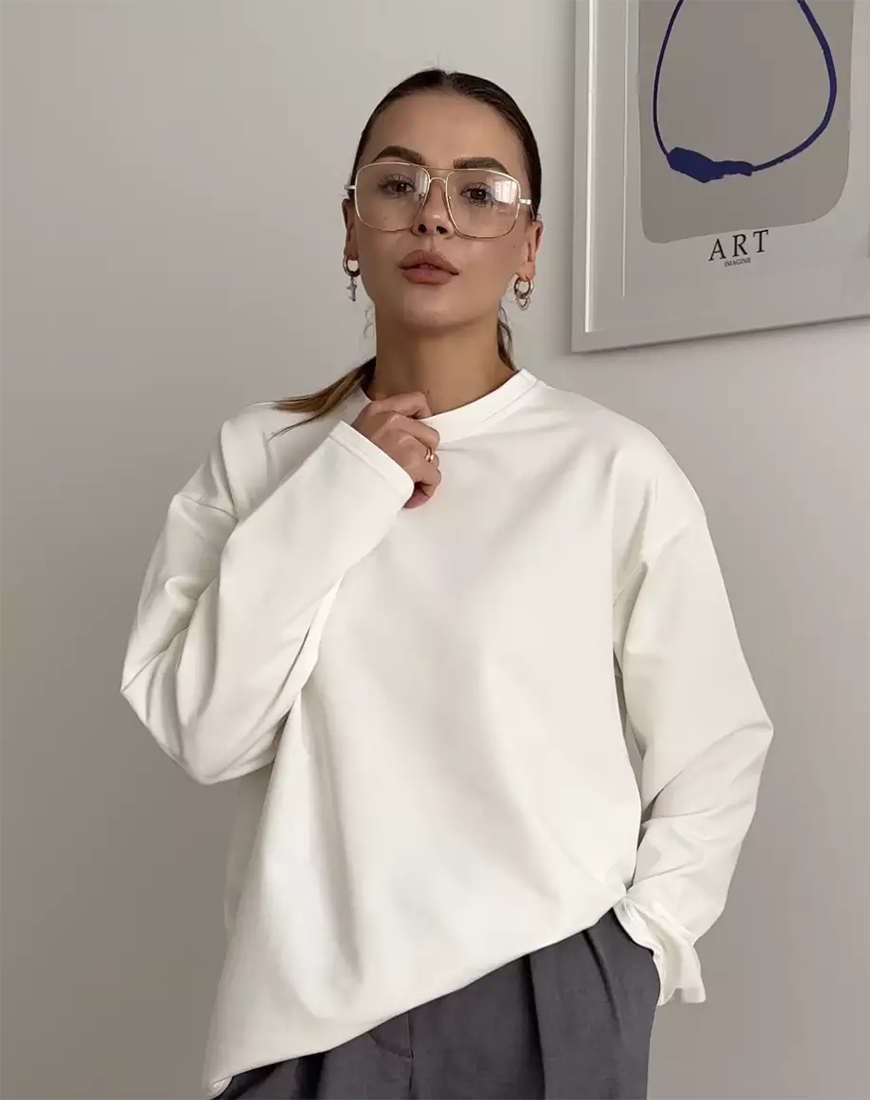 twice (10) Лонгслів оверсайз TWICE (TWC_2507060840306) - фото 2