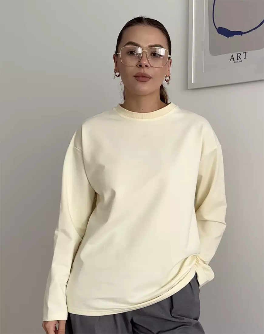 twice (7) Лонгслів оверсайз TWICE (TWC_2507060841701) - фото 2