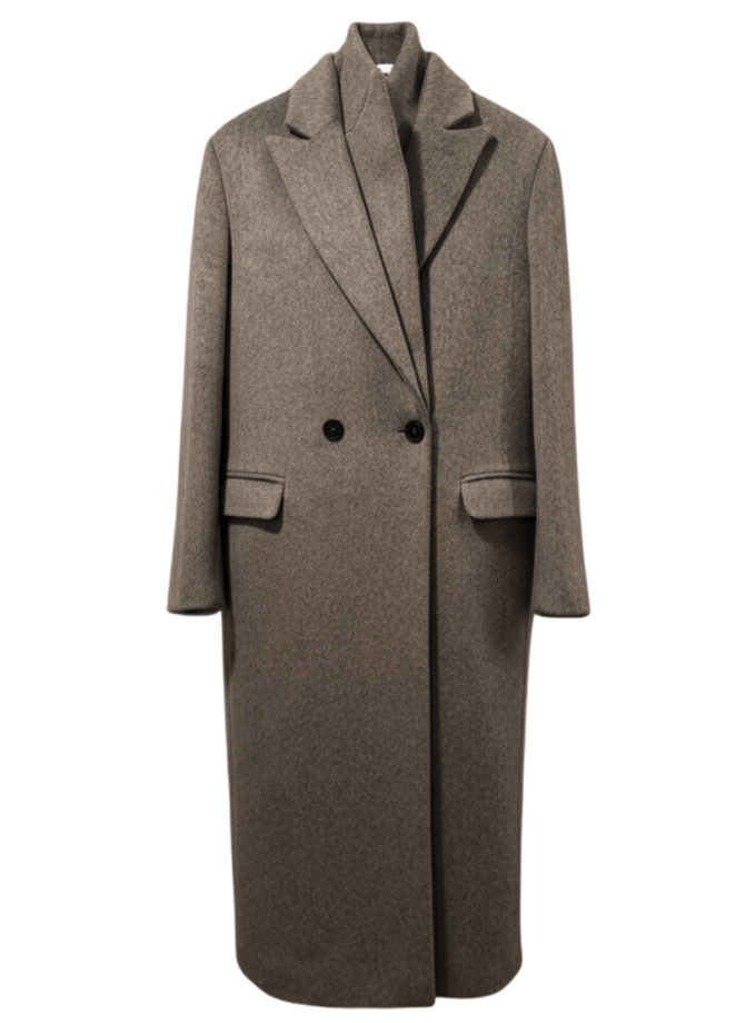 Вовняне пальто мокко AV_OLGA_00, фото 1 - в интернет магазине KAPSULA