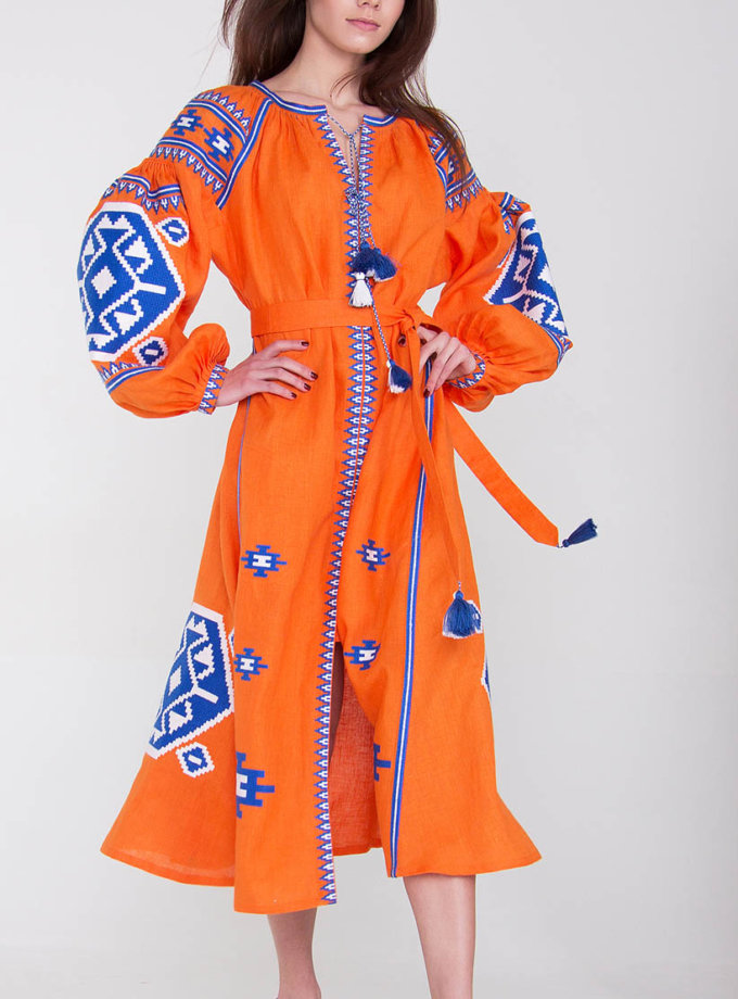 Платье-вышиванка FOBERI_01094, фото 1 - в интернет магазине KAPSULA