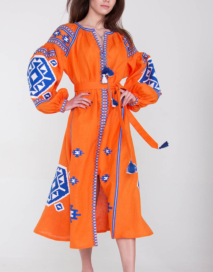 Платье-вышиванка FOBERI_01094, фото 1 - в интернет магазине KAPSULA